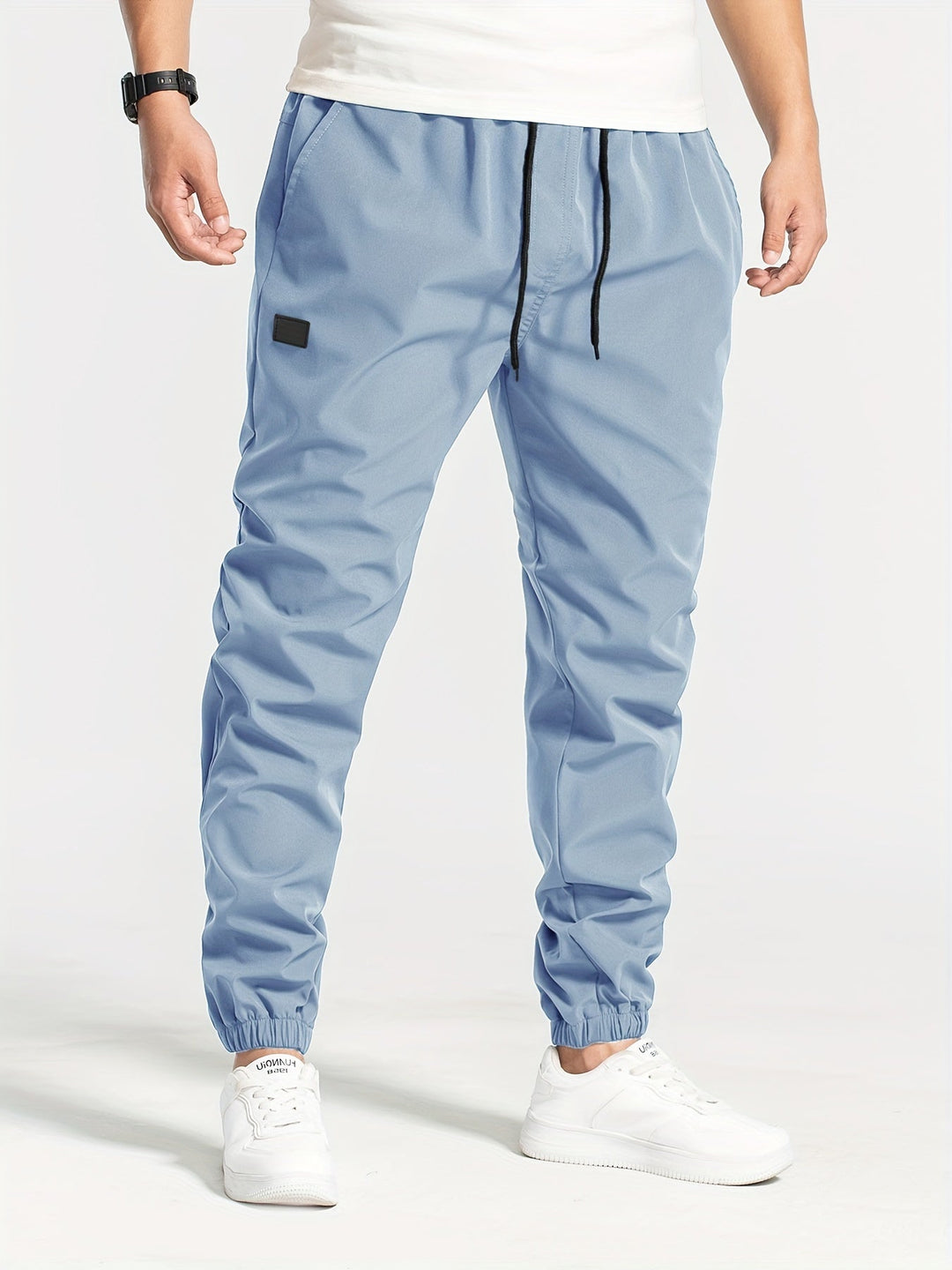 Lässige Tapered-Hose mit Kordelzug