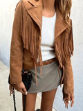 Heidi-Mode | Damen Fransen Wild jacke