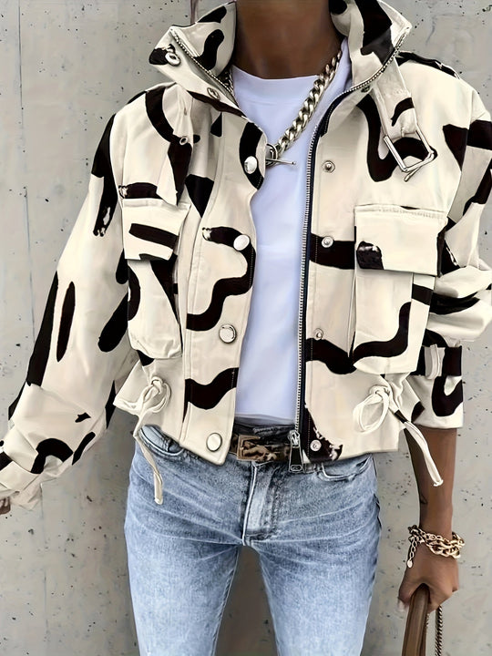 Elegante Jacke mit Stehkragen für Damen