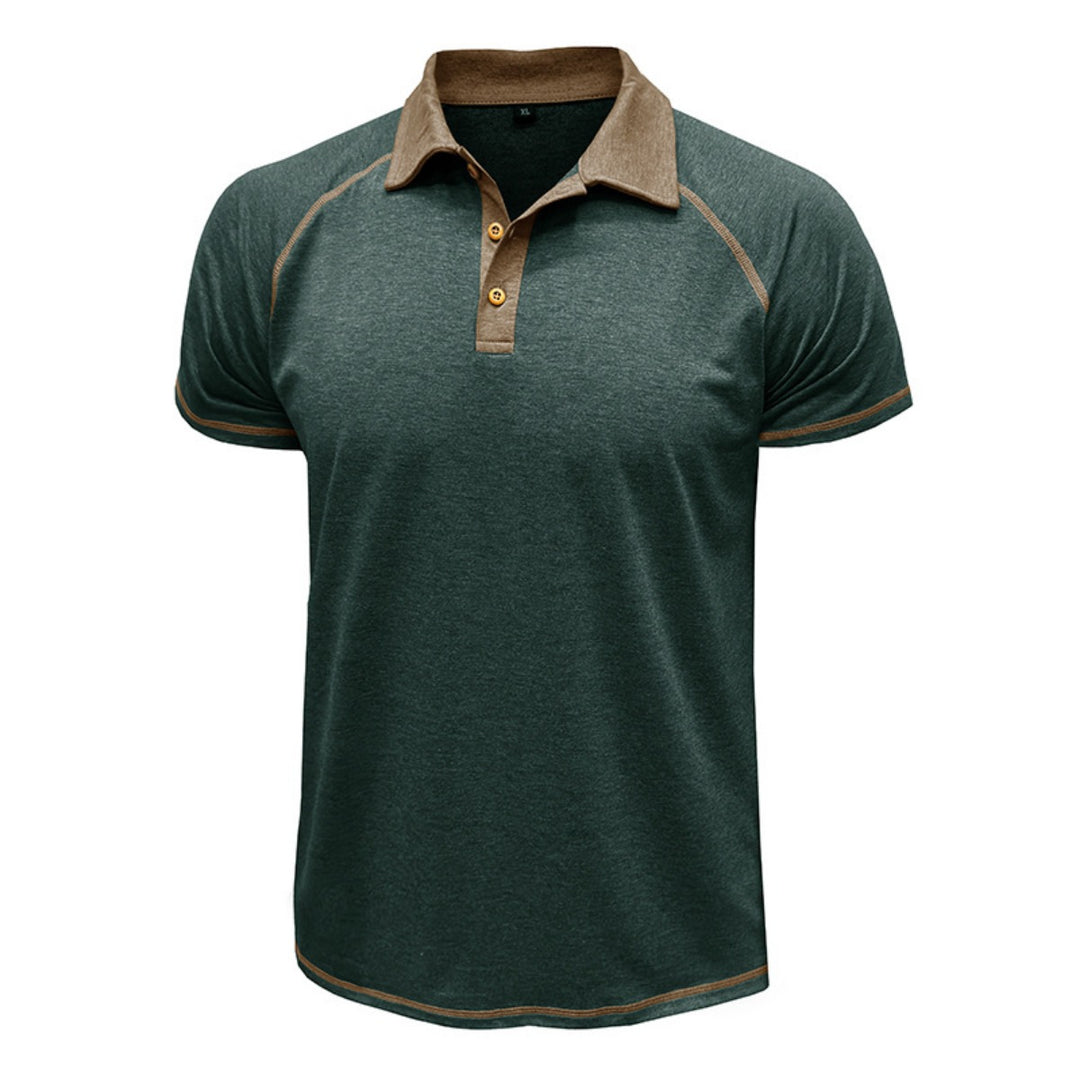 Heidi Mode | Kurzärmeliges Herren-T-Shirt mit Revers
