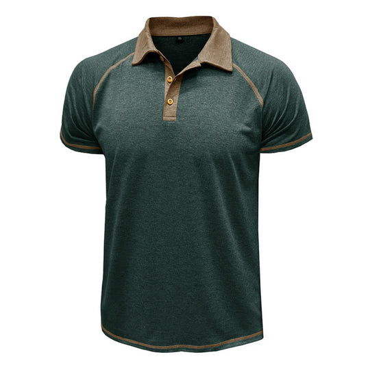 Heidi Mode | Kurzärmeliges Herren-T-Shirt mit Revers