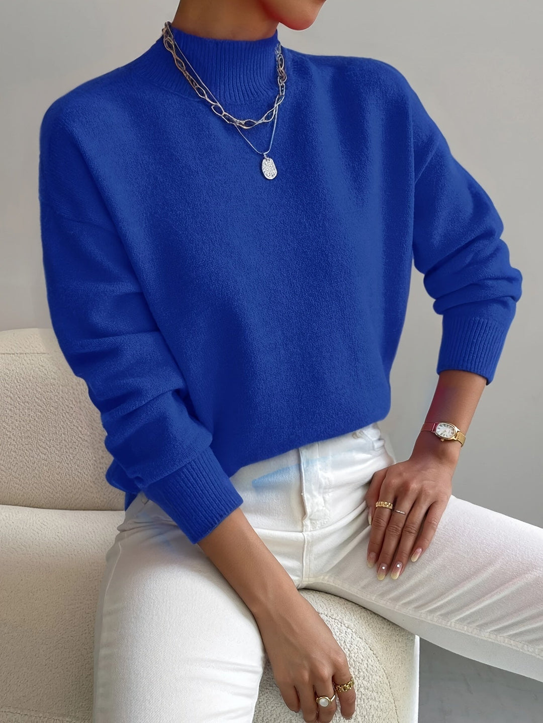 Heidi-Mode | eleganter Rollkragenpullover