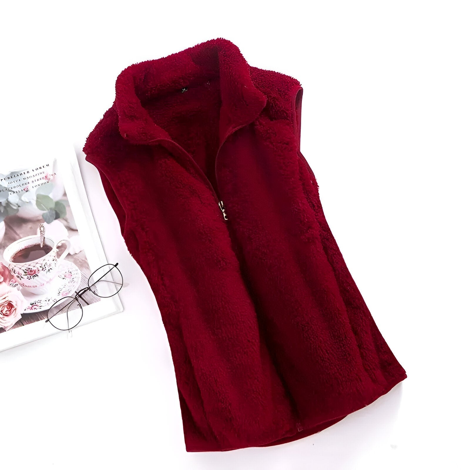 Heidi-Mode |  Polar Fleece-Winterweste für Frauen
