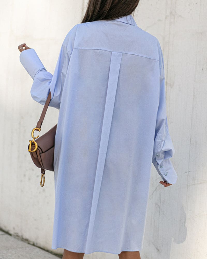 Heidi-Mode | Asymmetrische Bluse mit Langen Ärmeln