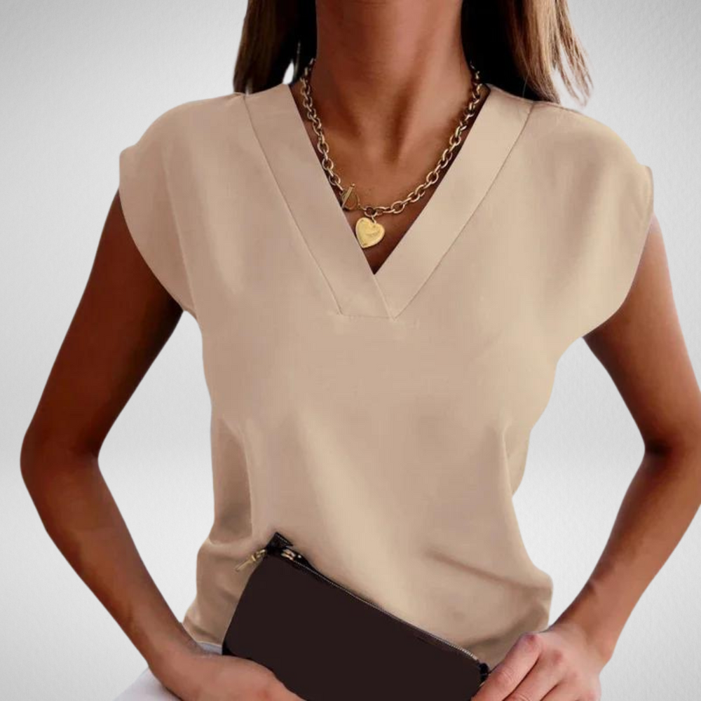 Jana | Bluse mit V-Ausschnitt