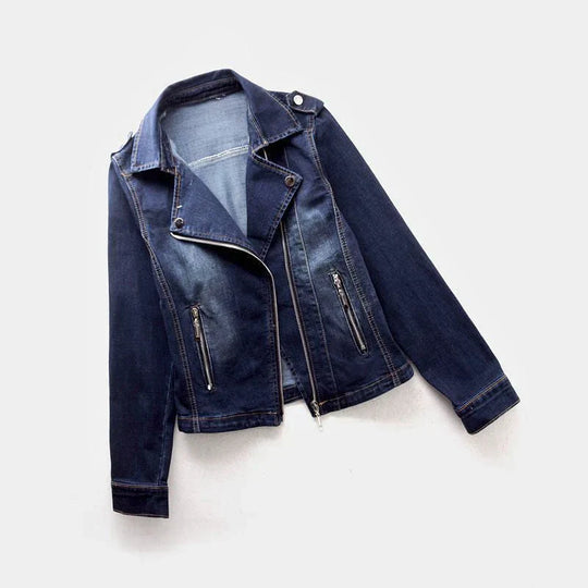 Heidi-Mode | Asymmetrische Jeansjacke Pauline