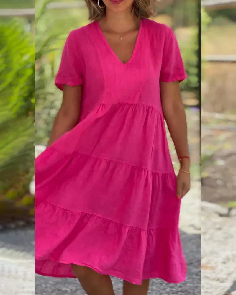 V-Ausschnitt Kleid für Damen | Helen