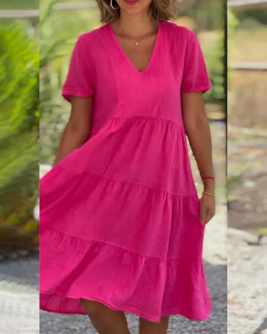 V-Ausschnitt Kleid für Damen | Helen