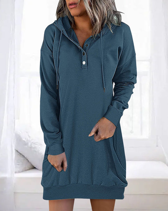 Heidi-Mode | Baumwoll-Pullover Hoodie Mit Kapuze Für Damen