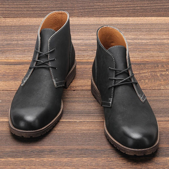 Stiefelette Aus Echtem Leder