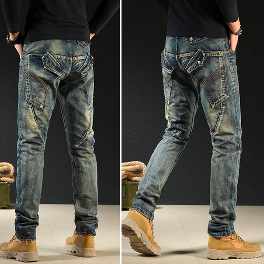 geflickte Denim-Jeans - Jozue