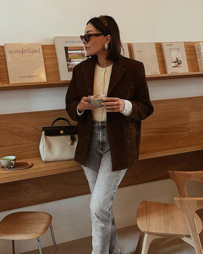 Heidi-Mode | Wildleder Blazer