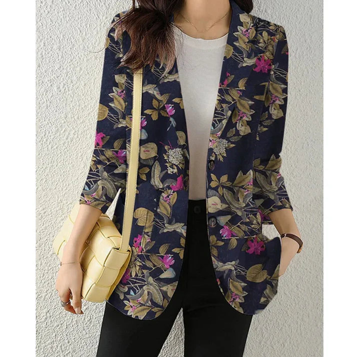 Heidi-Mode | Retro Druck Blazer