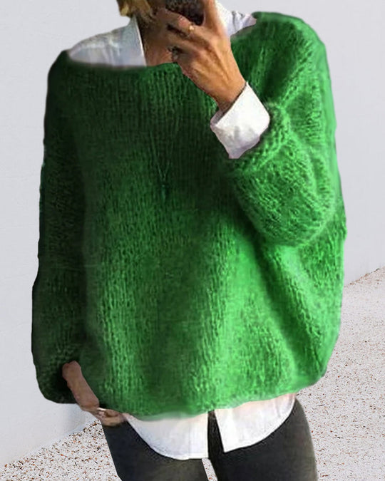 Heidi-Mode | Farbige Sweater mit Rundem Hals