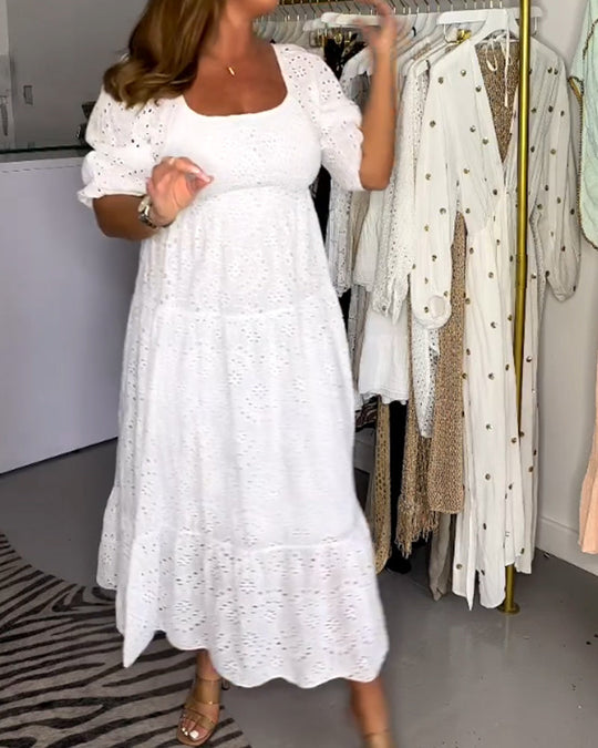 Heidi – Perfektes Sommerkleid mit tiefem Ausschnitt