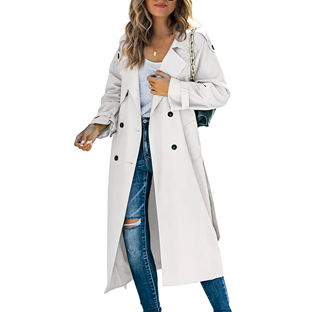 Heidi-Mode - Stilvolle und Bequeme Freizeit-Trenchcoat für Frauen