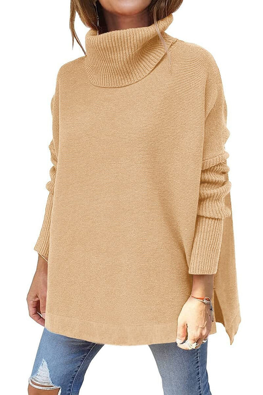 Heidi-Mode | Damen Winter Rollkragenpullover Lang