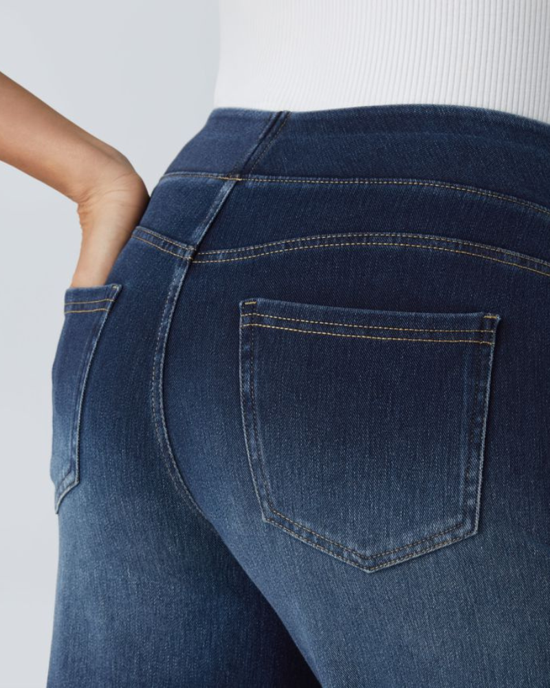 Heidi-Mode | Weit Beinformte Hochgeschnittene Jeans für Damen