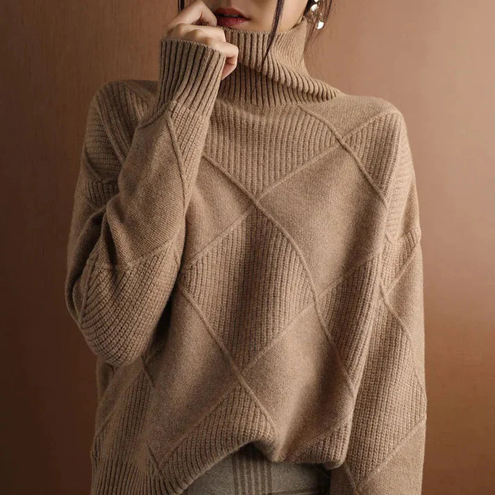 Hochgeschlossener Pullover