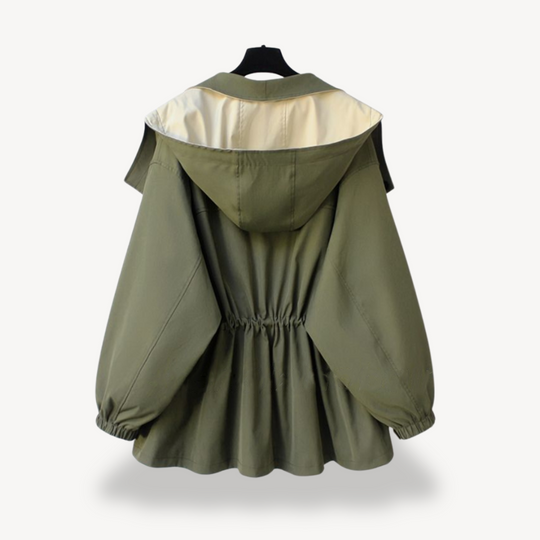 Heidi-Mode | Colorblock Trenchcoat für Frauen