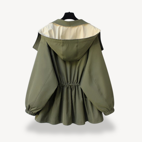 Heidi-Mode | Colorblock Trenchcoat für Frauen