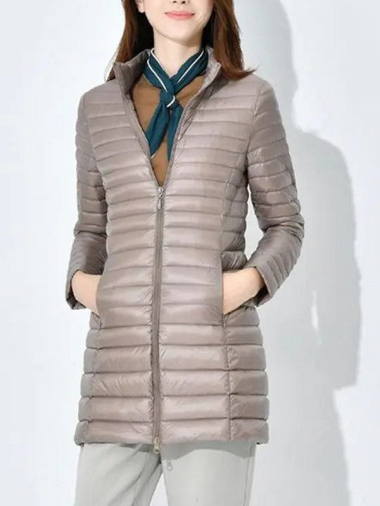 Damen Leichte Daunenjacke Tailliert