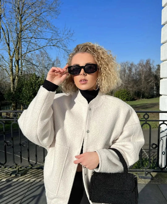 Heidi-Mode | Trendiger Lässiger Damen Mantel in Übergröße