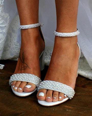 Heidi-Mode | Elegante Hochzeitssandalen