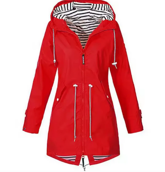 Heidi-Mode | Wasserdichte Jacke mit Kapuze