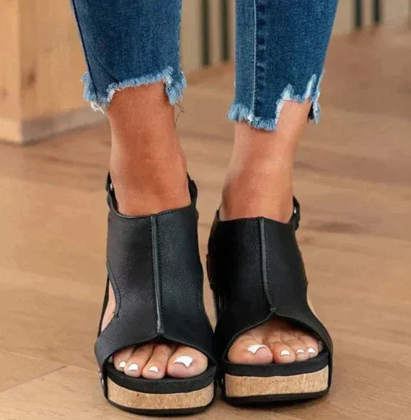 Heidi-Mode | Damensandalen mit Orthopädischer Sohle