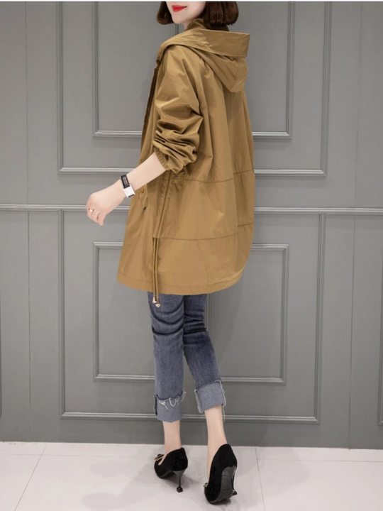 Trenchcoat Damenjacke Mit Kapuze