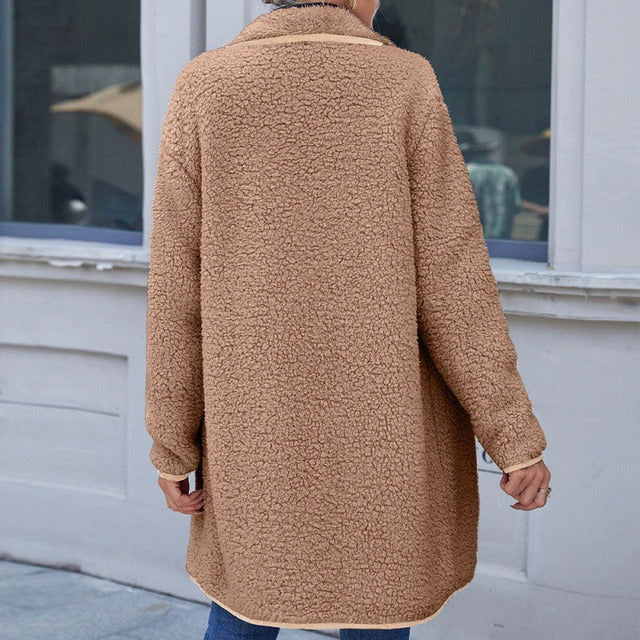 Heidi-Mode | Open Front Teddy Mantel