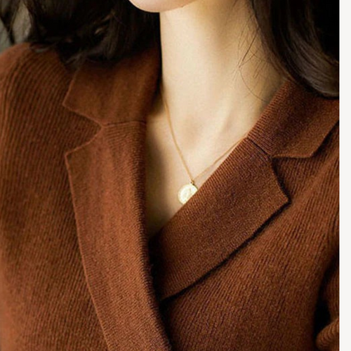 Heidi-Mode | Damen Strick-Wickel V-Ausschnitt Pullover