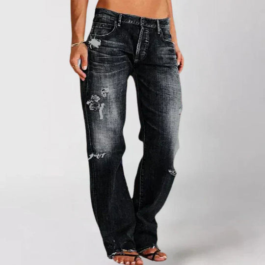 Elegante Jeans mit niedriger Taille