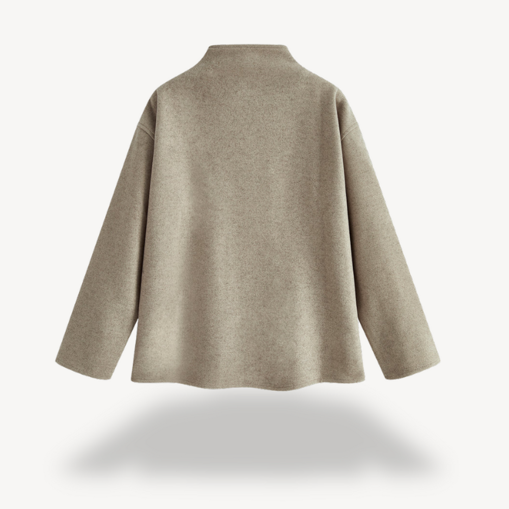 Heidi-Mode | Damen Doppelreiher Wollmantel