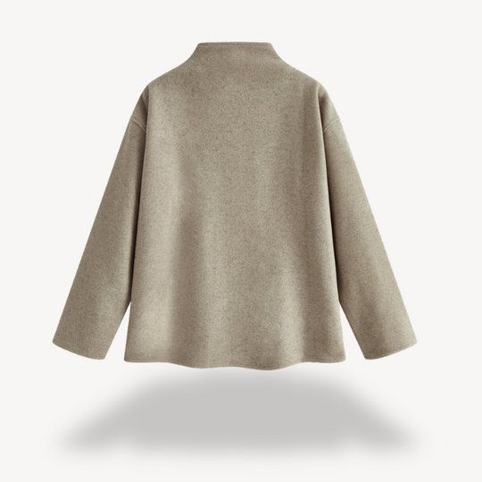 Heidi-Mode | Damen Doppelreiher Wollmantel