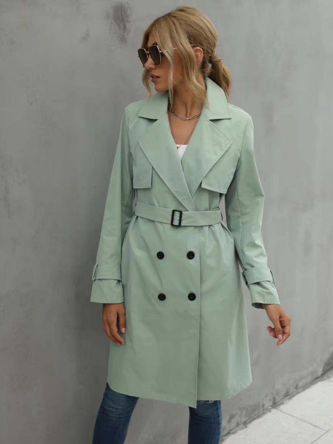 Heidi-Mode | Lässiger langer Trenchcoat - Stilvoll & Warm