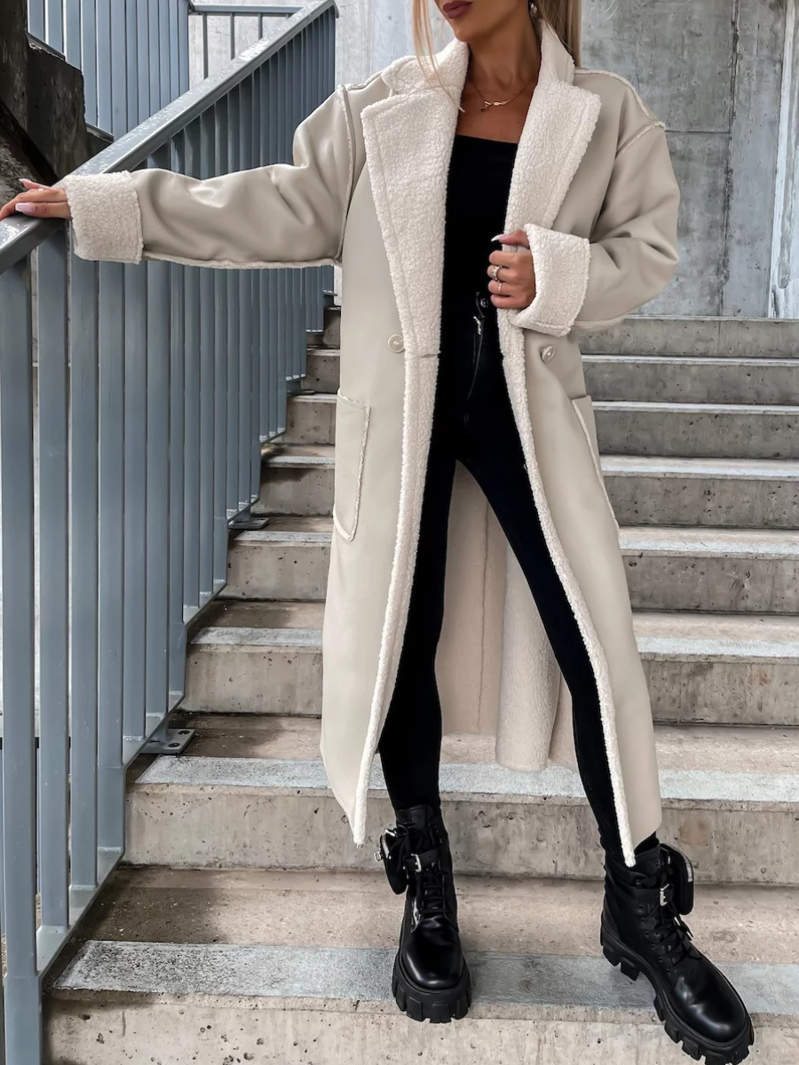 HeidiMode | Eleganter Und Qualitativ Hochwertiger Langer Ledermantel