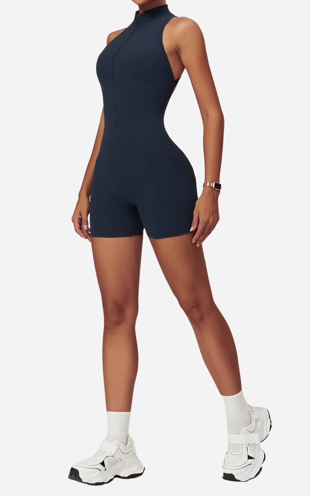 Heidi-Mode | Damen Rückenfreies Sporttop Kurzarm
