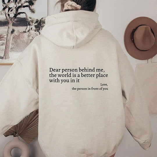 Heidi-Mode | Damen Dear Person Behind Me Hoodie