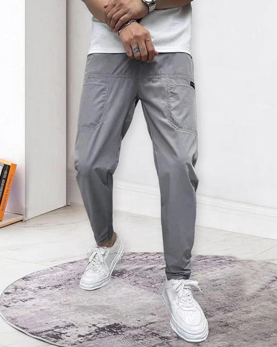 Heidi-Mode | Herren High Stretch Skinny Cargo-Hose mit mehreren Taschen