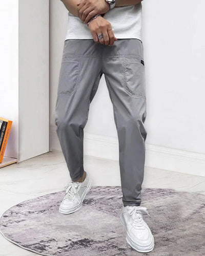 Heidi-Mode | Herren High Stretch Skinny Cargo-Hose mit mehreren Taschen