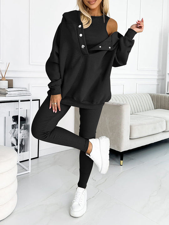 Comfy sweatshirt met capuchon