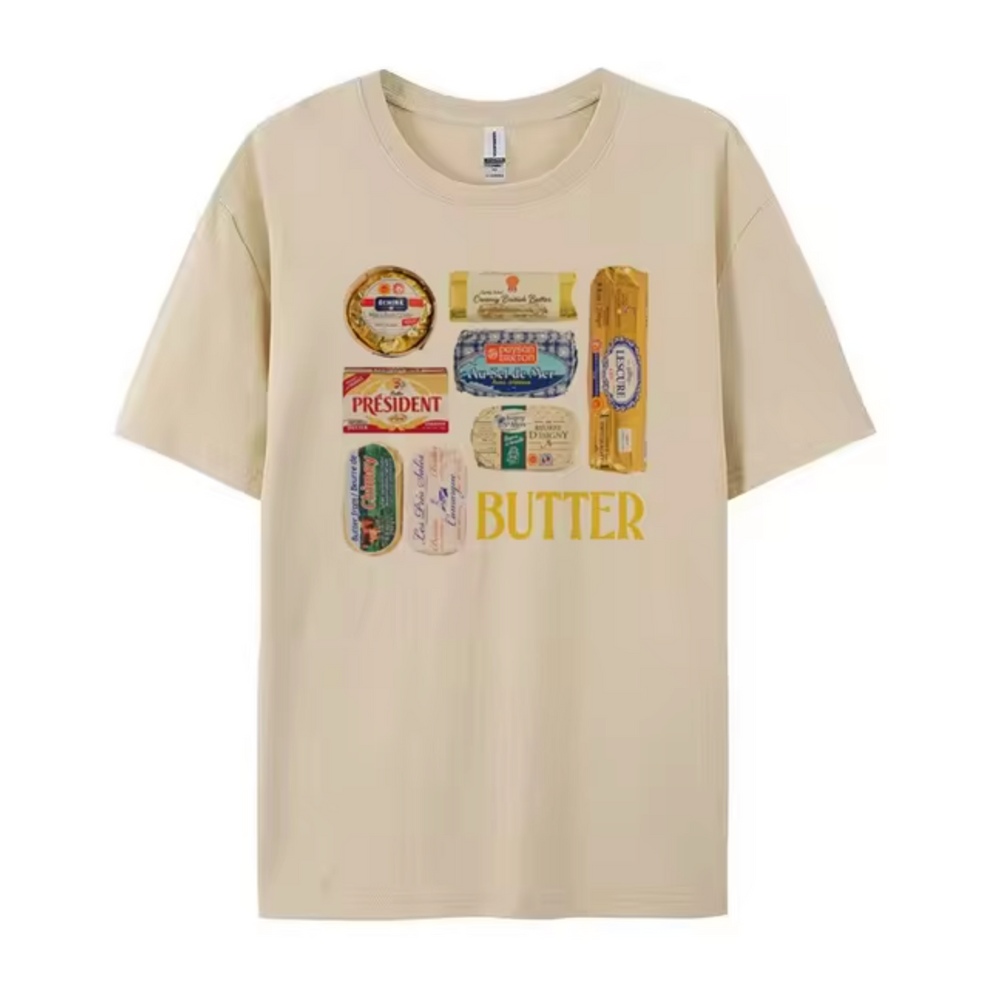 Retro Butter Grafische T-Shirts