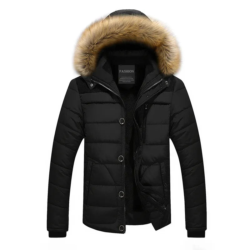 Winterjacke mit Kapuze