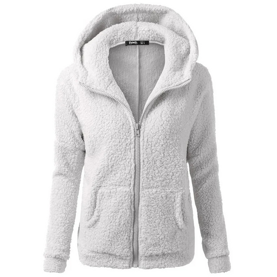 Heidi-Mode | Fleece Westen Damen mit Reißverschluss und Taschen Warme Freizeitjacke