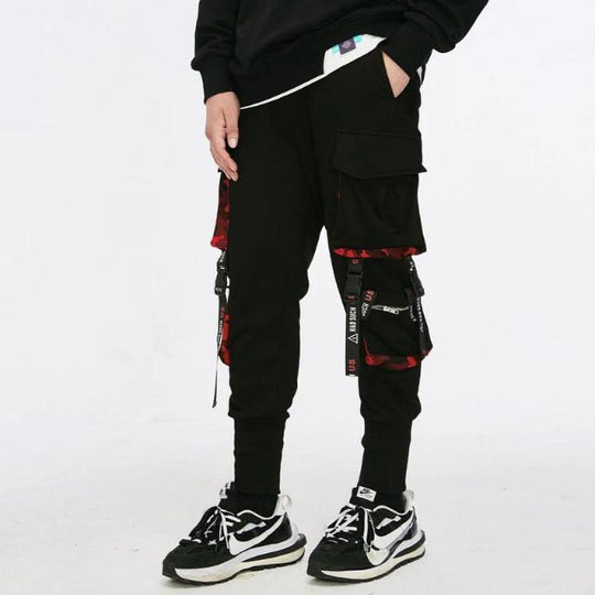 joggingbroek met utility straps