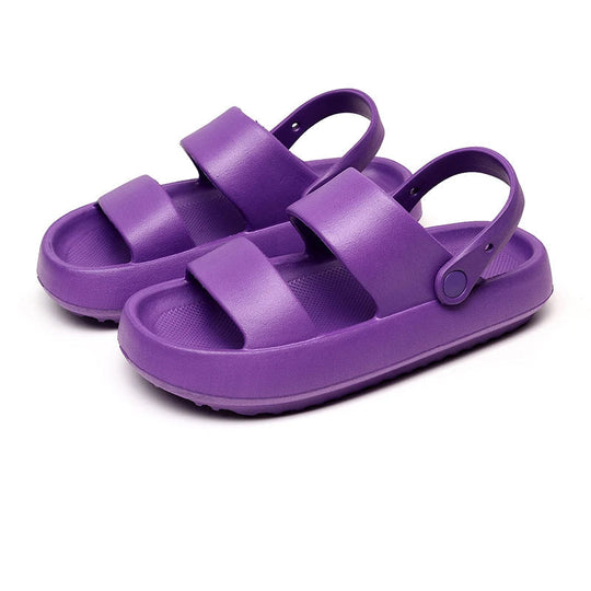 Heidi-Mode | Orthopädische Sandalen Comfort Plus Pantoletten mit Doppelriemen Gepolsterte, Lässige Slip-On-Sandalen