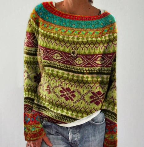 Heidi-Mode | Damen-Retro-Pullover