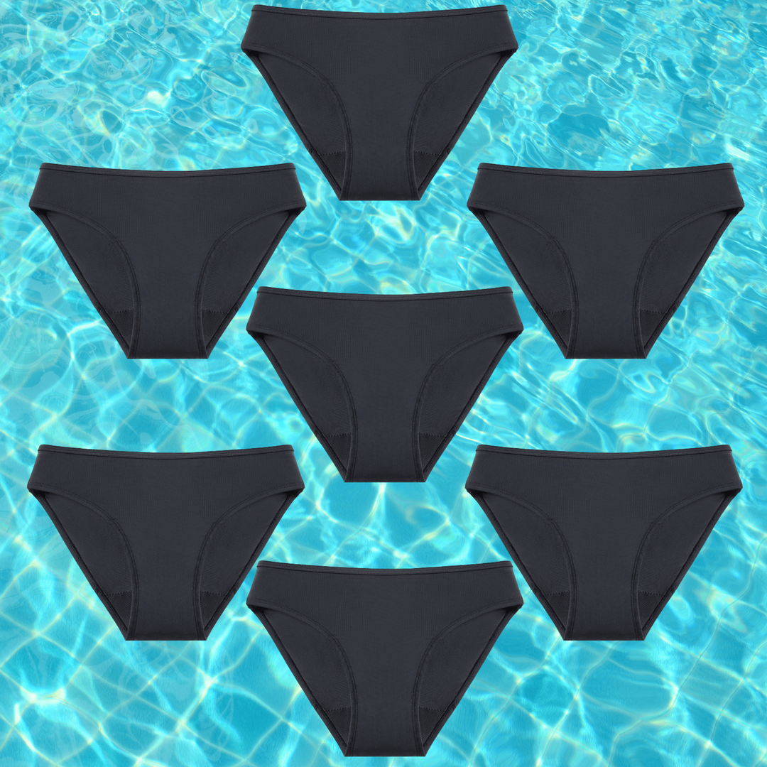 Heidi-Mode | Damen Menstruation Bikinislip Damenunterwäsche Schwimmbekleidung